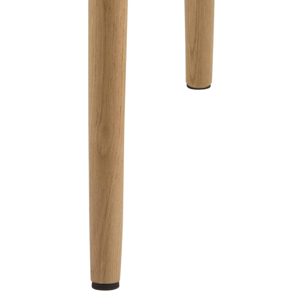 Scaun tapitat cu stofa si picioare din lemn Emilia II Gri Deschis / Stejar, l57xA61xH83 cm (12)