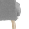 Scaun tapitat cu stofa si picioare din lemn, Nora Gri Deschis / Stejar White Wash, l58xA58xH84 cm (7)