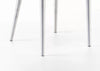 Set 2 scaune tapitate cu stofa si picioare metalice, Elara A Gri / Crom, l45xA55xH85 cm (4)