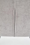 Scaun tapitat cu stofa si picioare metalice Kai-360 Gri / Negru, l51xA64xH90 cm (9)