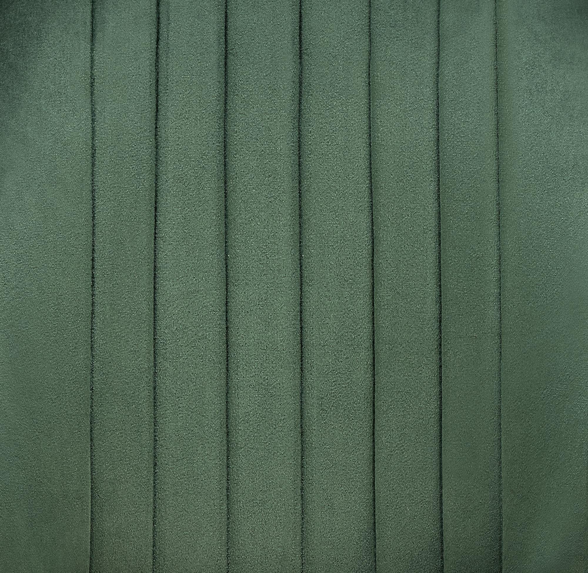 Scaun tapitat cu stofa si picioare metalice, Kai-432 Velvet Verde Inchis / Negru, l48xA57xH85 cm (6)