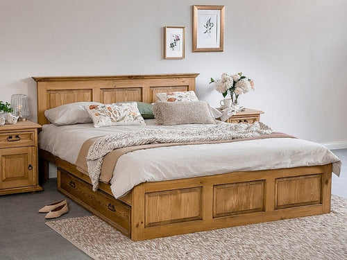 Sertar pat din lemn de pin, Portos Natural, l150xA60xH22 cm (1)