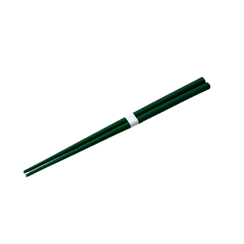 Set 2 betisoare japoneze, din ceramica, Chopsticks Alb / Verde, 22,5 cm