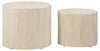 Set 2 mese de cafea din MDF, Mice Ivoir, L48xl33xH40 cm / LH40xl24,5xH33 cm (1)