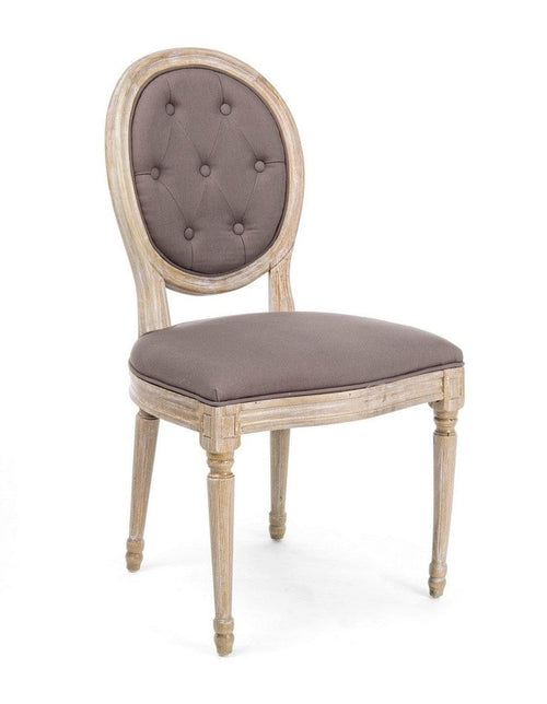 Set 2 scaune din lemn, tapitate cu stofa Patrick Maro / Natural, l50xA598xH93 cm (1)