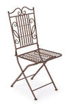 Bizzotto Set 2 scaune pliabile de gradina / terasa din metal Melanie Maro, l38xA51xH92 cm