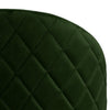 Set 2 scaune tapitate cu stofa si picioare metalice, Louise Velvet Verde / Negru, l49,5xA54xH80,5 cm (5)