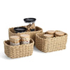 Set 3 cosuri pentru depozitare si organizare, din hartie, Mesh Natural, L24xl18xH13 / L21xl15xH11 / L18xl12xH9 cm (1)