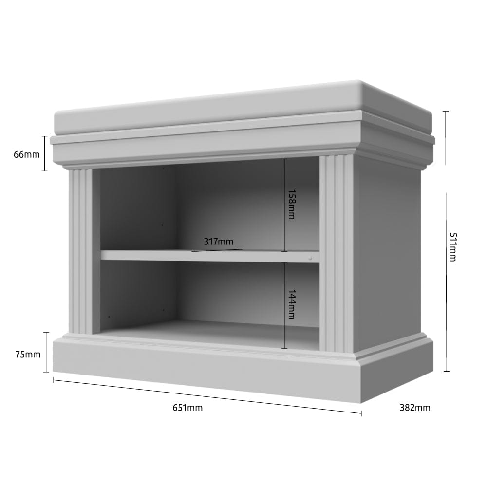 Jela Set de mobila hol din pal si MDF, 5 piese, Tara Alb Mat / Nuc Pacific