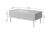 Set de mobila living din pal, MDF si metal, 3 piese, Nicole Bleumarin / Auriu (9)