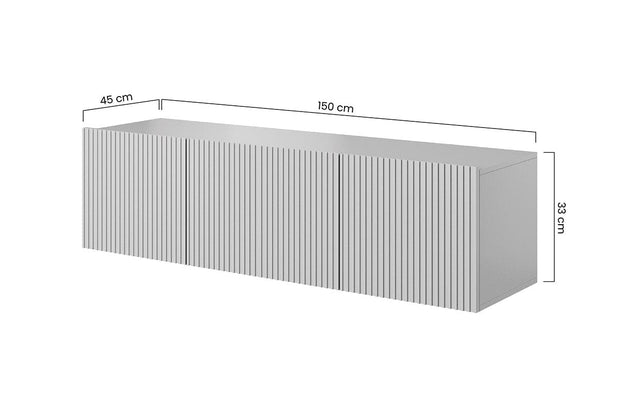 Set de mobila living din pal, MDF si metal, 4 piese, Nicole Big Bleumarin / Auriu (12)