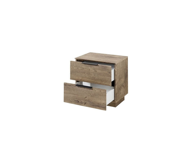 Innostyle Set de mobila living din pal si MDF, 5 piese Madeline Large Havel Oak Cognac / Grafit