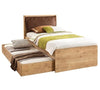 Set Mobila dormitor din pal, pentru tineret 6 piese Mocha Nature (3)