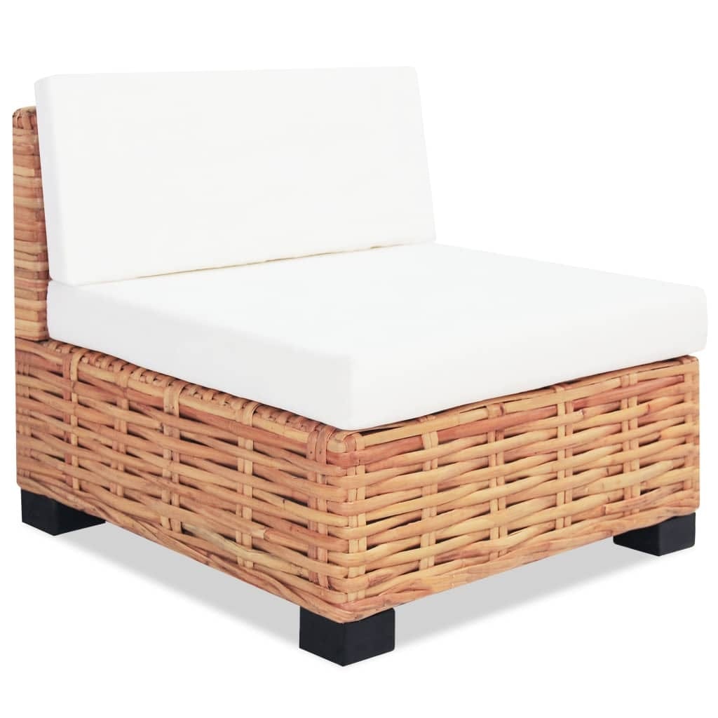 Set mobilier modular pentru gradina / terasa, Kirk Natural / Alb (4)