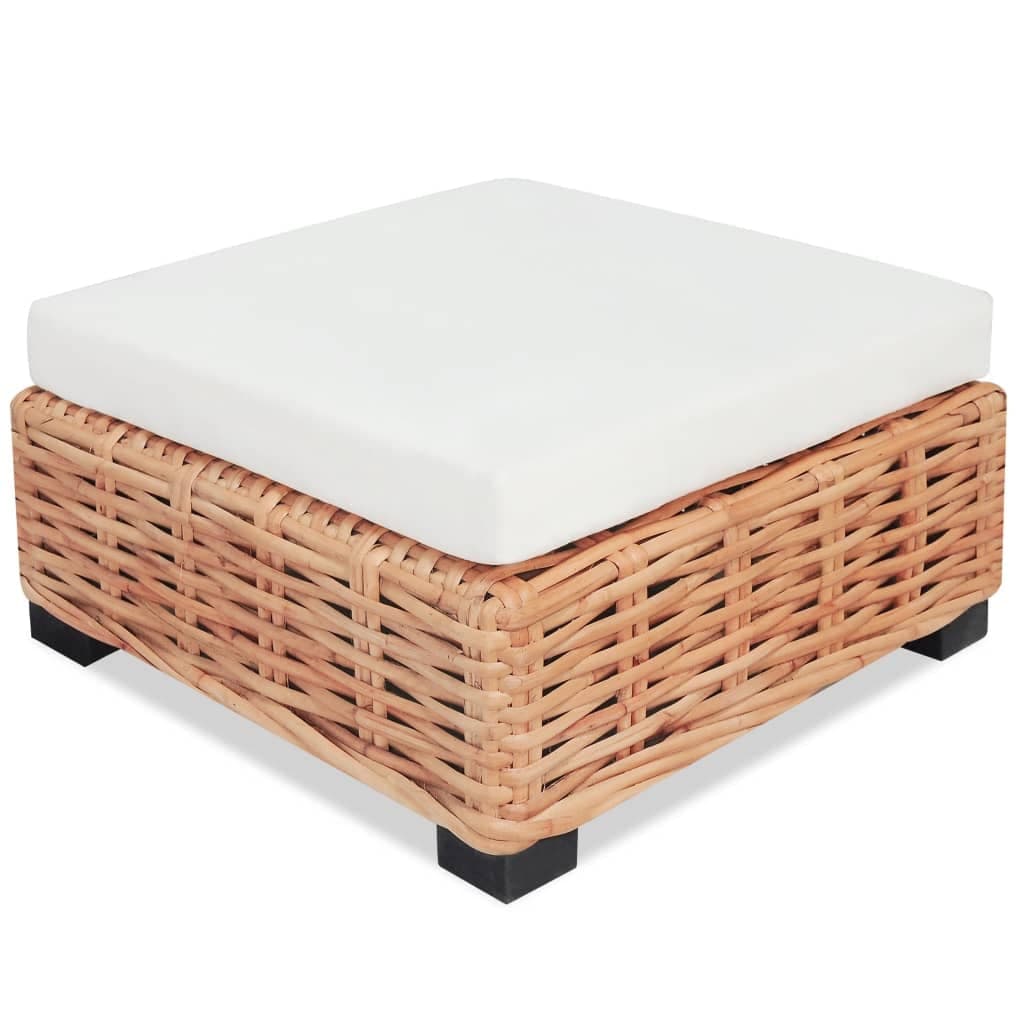 Set mobilier modular pentru gradina / terasa, Kirk Natural / Alb (5)