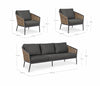 Set mobilier pentru gradina / terasa, Maribela Antracit / Natural, canapea 3 locuri + 2 fotolii (13)