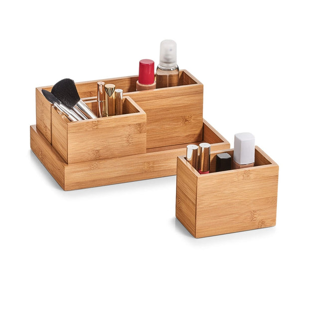 Set Organizator pentru accesorii de birou, Bamboo, 4 piese, l28xA17,7xH11 cm (4)