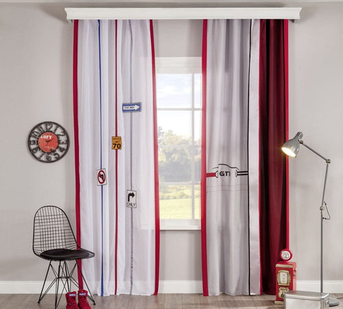 Set perdea si draperie pentru copii Biclass Multicolour