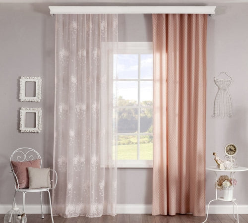 Cilek Set perdea si draperie pentru copii Dream Roz deschis / Somon