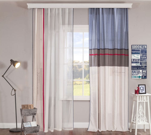 Cilek Set perdea si draperie pentru copii Trio Multicolour / White