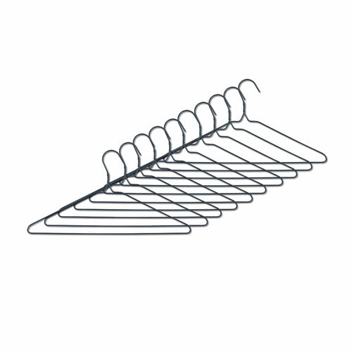 Zeller Set umerase metalice, Scandi Gri, l40xH21,3 cm, 10 bucati