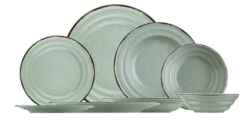 Asir Set vesela din portelan, Jamesina Dinner Verde, 24 piese