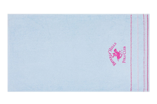 Set 2 prosoape baie din bumbac, Beverly Hills Polo Club 403 Bleu, 50 x 90 cm (4)