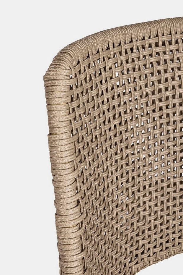 Set 2 scaune de terasa din metal si lemn de tec, Hesperia Grej / Natural, l50xA68xH86 cm (10)