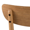 Set 2 scaune din lemn tapitate cu piele ecologica Taxi Negru / Stejar, l45xA49xH84 cm (6)