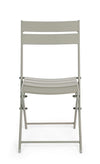 Set 2 scaune pliabile de gradina / terasa din metal Mistral Grej, l44,5xA52xH82,5 cm (2)