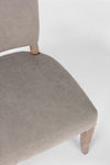 Set 2 scaune tapitate cu stofa si picioare din lemn Maratriz Gri / Natural, l52xA63xH90 cm (7)