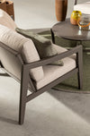 Set mobilier pentru gradina / terasa, Sirenus Coffee Gri Deschis, canapea 2 locuri + 2 fotolii + masa de cafea (2)