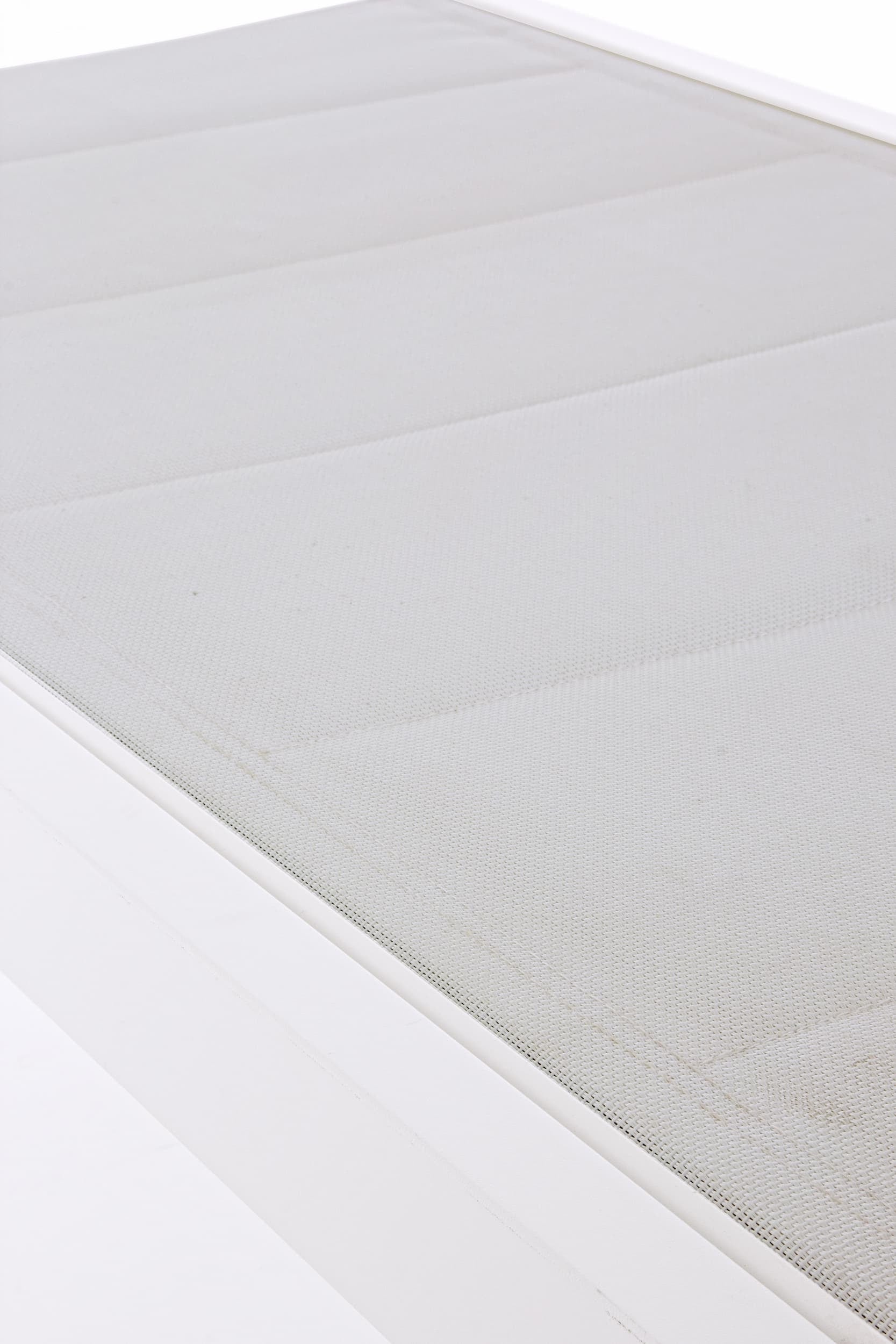 Sezlong pentru gradina / terasa, din aluminiu si material textil, Hilde High Gri / Alb, l65xA200xH102 cm (4)