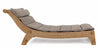 Sezlong pentru gradina / terasa, din lemn de tec si material textil, Sanur Grej / Natural, l140-150xA224xH91 cm (5)