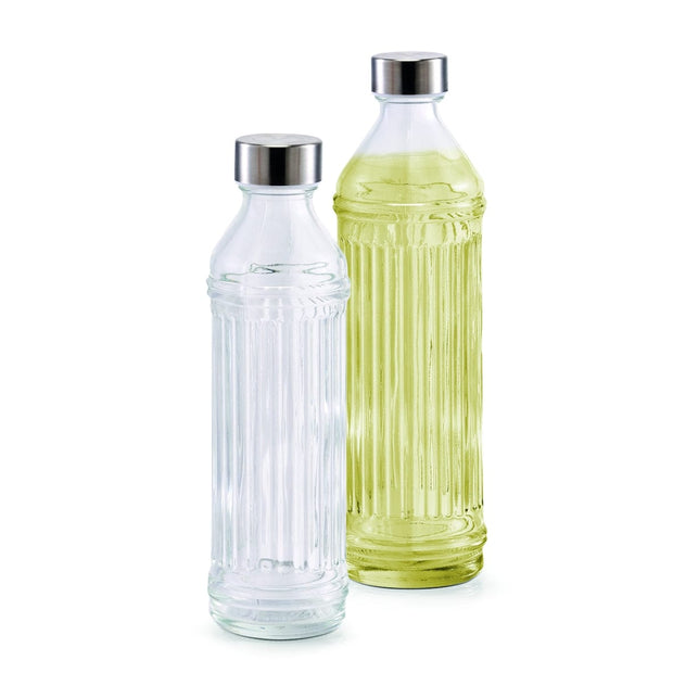 Sticla pentru apa Visual Transparent, 970 ml, Ø8,5xH30 cm (2)