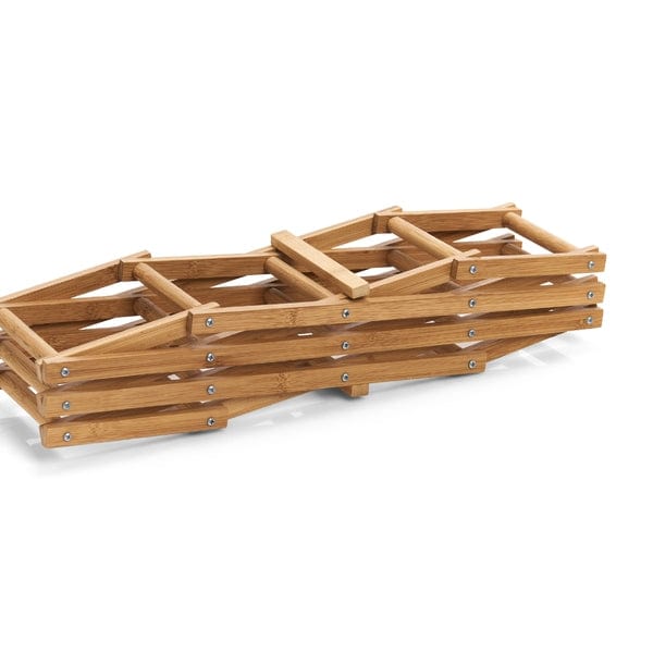 Suport din bambus pentru 10 sticle, Bamboo Natural, l54xA14,5xH38 cm (2)