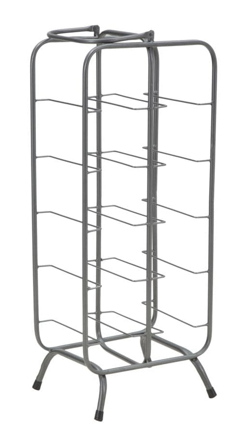 Suport metalic pentru sticle Rack 10 Gri inchis, l28xA23xH67 cm