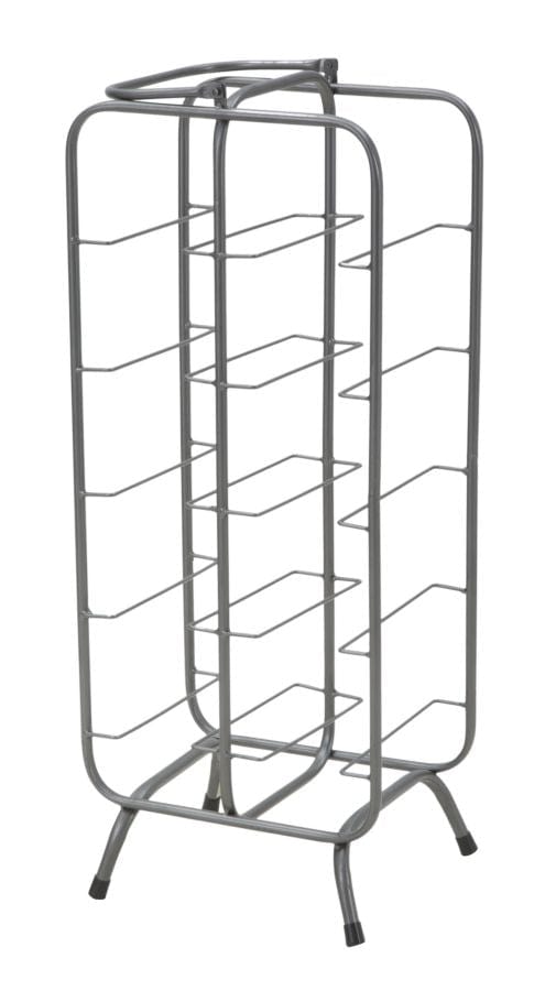 Suport metalic pentru sticle Rack 10 Gri inchis, l28xA23xH67 cm (1)