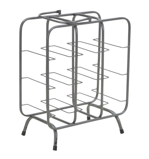 Mauro Ferretti Suport metalic pentru sticle Rack 9 Gri inchis, l40xA23xH47,5 cm