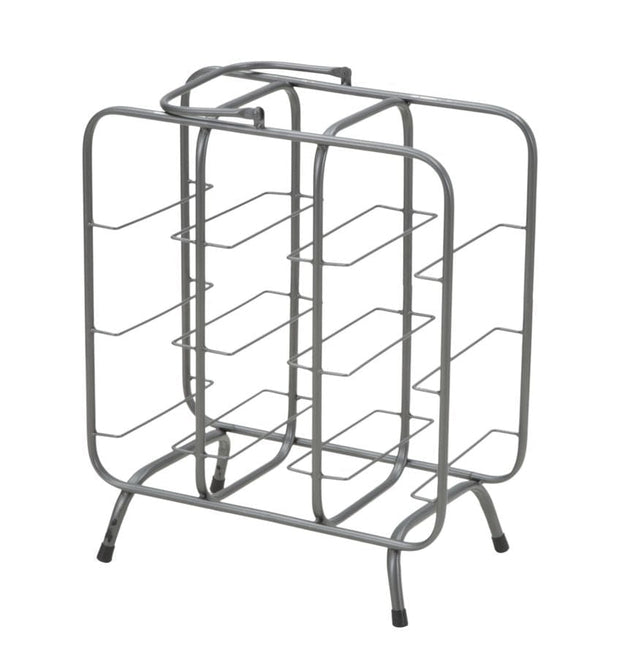 Suport metalic pentru sticle Rack 9 Gri inchis, l40xA23xH47,5 cm (2)