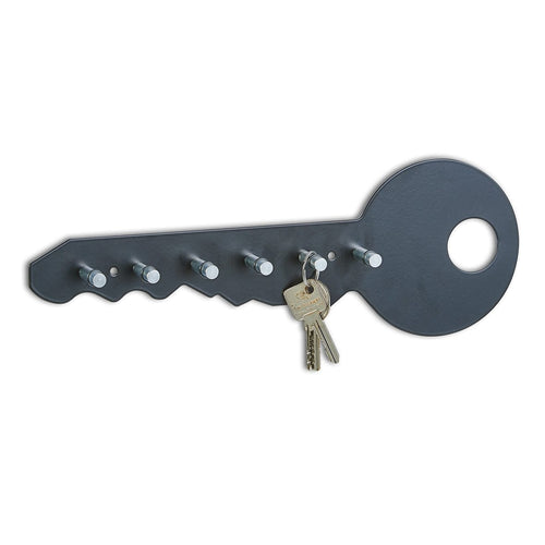 Zeller Negru Suport pentru chei Colors, Metal, l35xA4xH12 cm