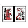 Tablou 2 piese Framed Art Fashion Girls