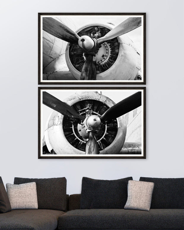 Global Art Tablou 2 piese Framed Art Giant Propellers