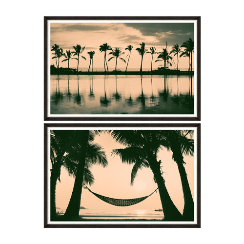 Global Art Tablou 2 piese Framed Art Palm Trees