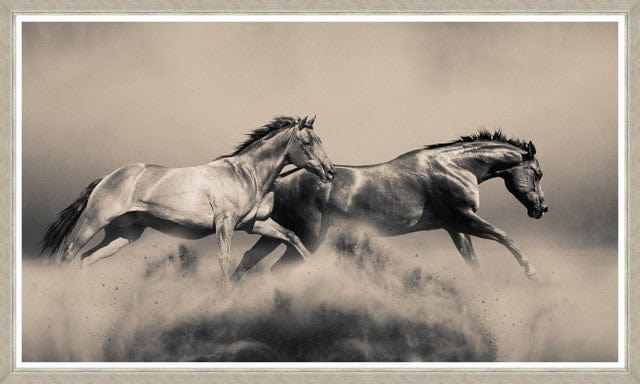 Tablou 2 piese Framed Art Running Horses (1)