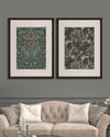 Global Art Tablou 2 piese Framed Linen Chinese Floral I & II