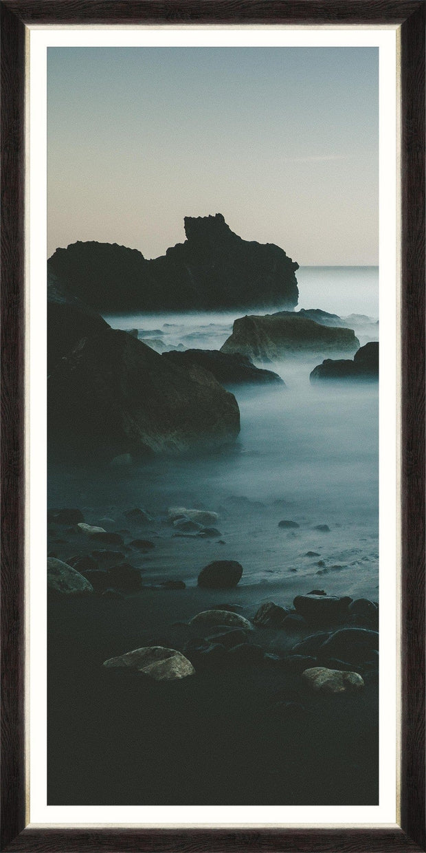 Global Art 50 x 100 cm Tablou 3 piese Framed Art Beach At Dawn