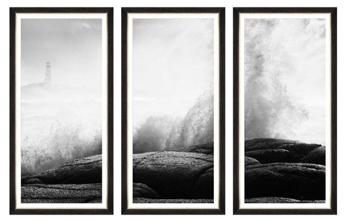 Tablou 3 piese Framed Art Seashore Splash