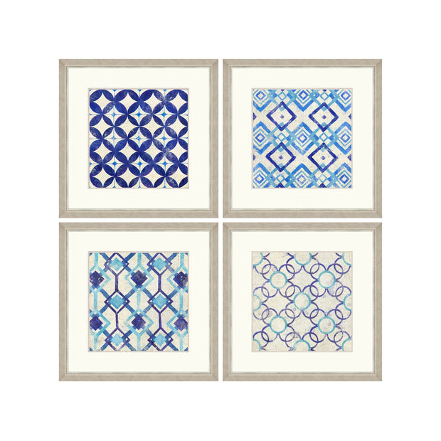 Global Art Tablou 4 piese Framed Art Geometric Pattern I & IV