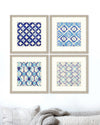 Global Art Tablou 4 piese Framed Art Geometric Pattern I & IV